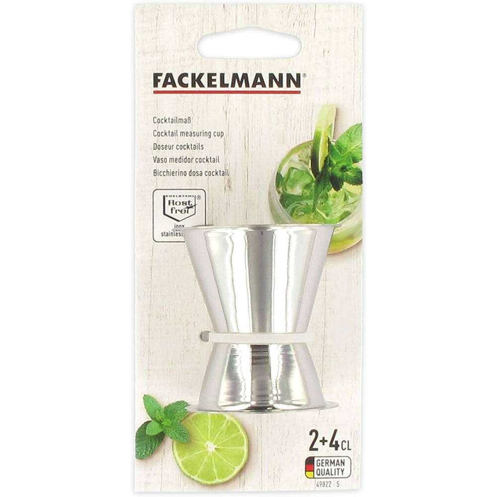 Miarka koktajlowa  dwustronna  2-4cl Fackelmann 49822