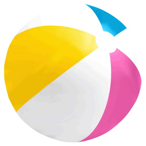 Piłka plażowa dmuchana tęczowa 61 cm INTEX 59030